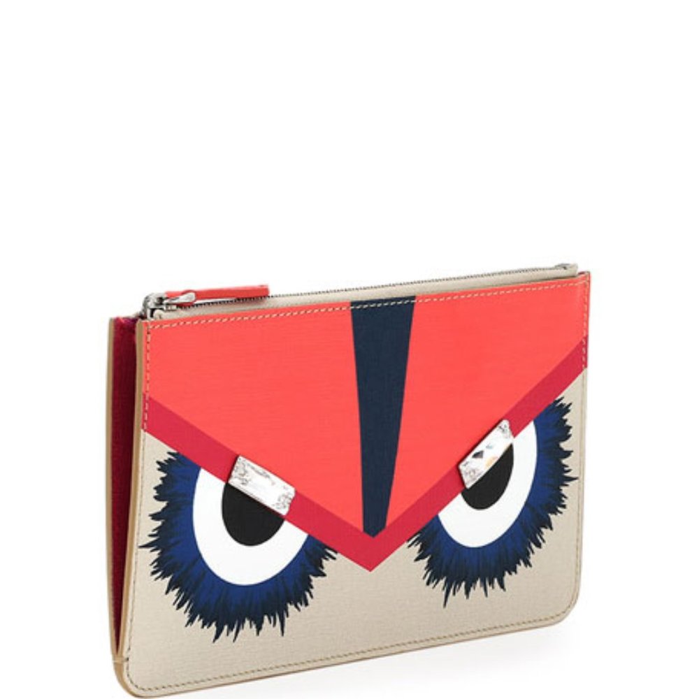 Fendi Monster Zipper Wallet - Picture 2 of 7